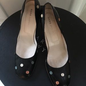 MARC JACOBS | BLACK HEELS WITH POLKA DOTS (11)